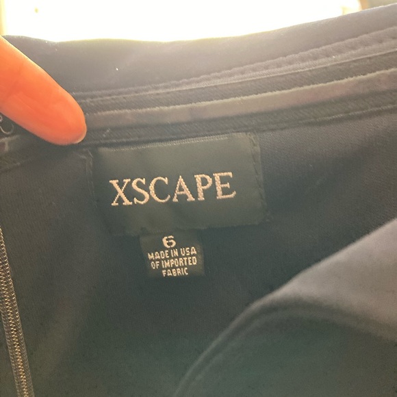 Xscape women’s floral high-low party midi dress - Picture 5 of 5